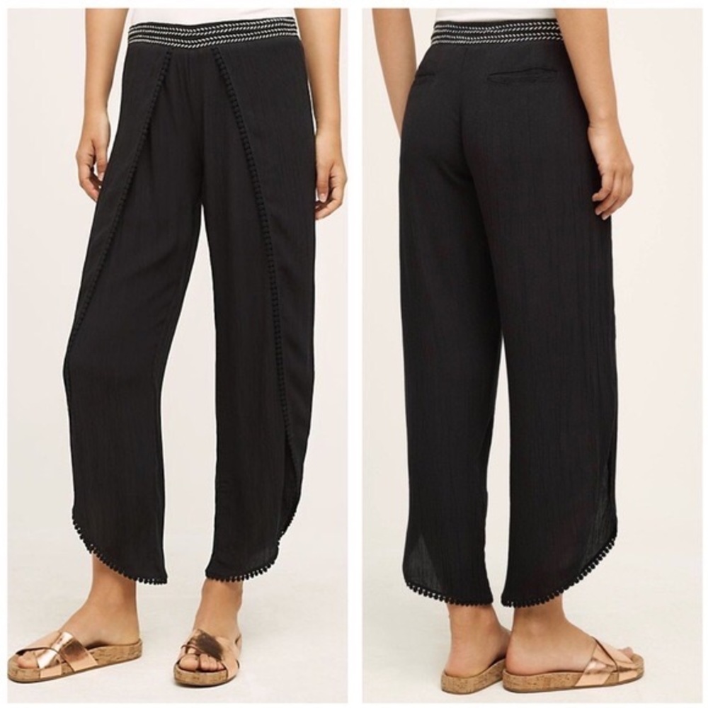 Anthropologie Hei Hei Numana Tulip Wide Leg Pants
